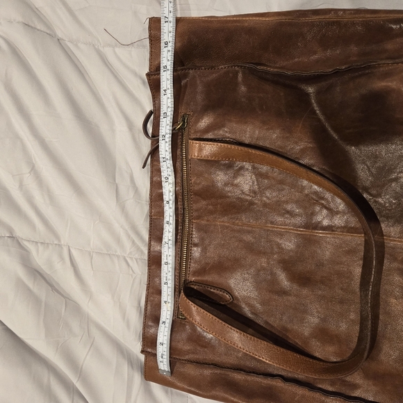 J. Crew large brown leather bag - Picture 6 of 14